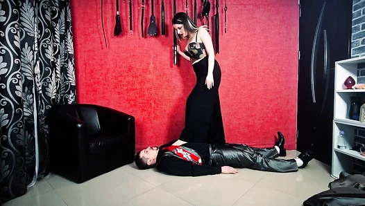 From Boss To Slave Blackmail & Feet Worship, Angle 2