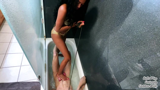 Wet and Wild Ballbusting