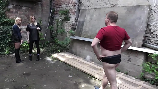 Nikky Thorne - Hot Ladies Amy and Nikki Punising Their Slave