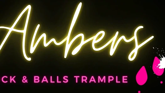 Pierced Under My Gold & Diamond Stiletto Heels - Glans Cam - AmbersCBT - 26GC