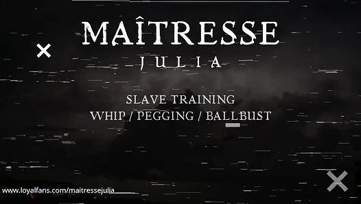 LoyalFans: Maitresse Julia - When Slave Training Pays Off Whip Pegging Ballbusting Electro