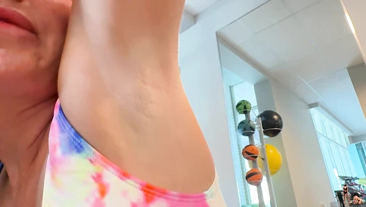 Kody Evans Brings London's Cuck Pup to the Gym - with Female Domination, Cuckolding, foot worship, armpits, ass worship, sweat