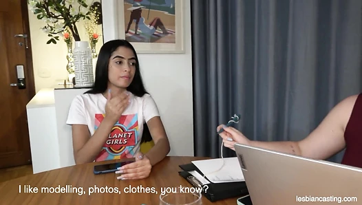 Lesbian Tutors: Experienced Marina Interviewed a Young Latina Girl