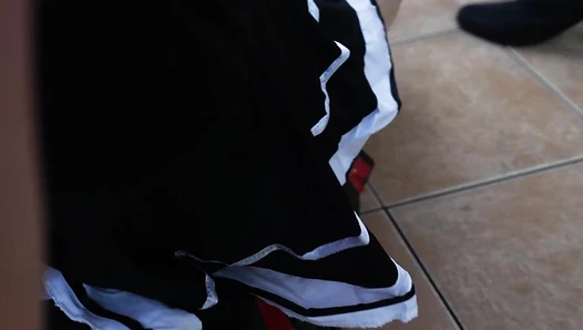Cruel Neck Choke on the balcony