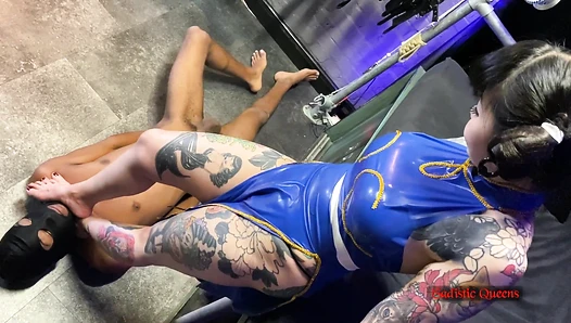 Choked Out By Chun-Li [Mistress Patricia]