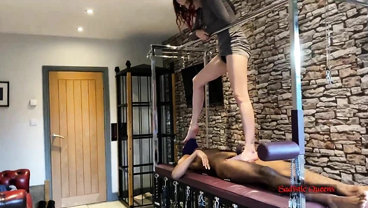 Miss Tiffany’s Toes Torments Testicles