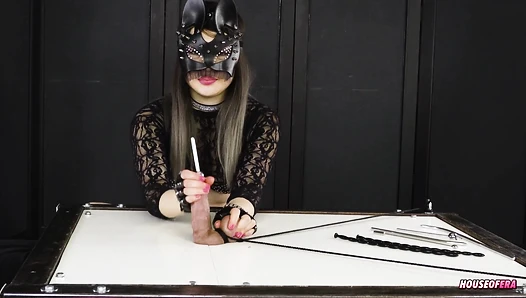 Extreme Nails Urethral Sounding Handjob for Bound Submissive - YourDarlingHoney