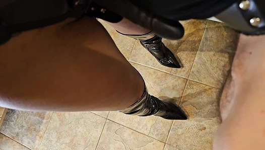 Extreme punishment ballbusting and humiliating my toilet slave