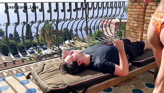 Public Scissors: Sicilian Sunscreen Session