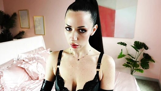 Naughty Boy Gets Spanked! Femdom stepMommy Latex Spanking and Aftercare