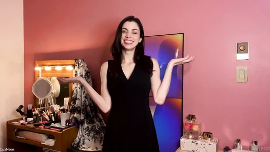 Fuck A Fan-Fantasy 2 - Lux Neon invites you back to her place for a private lapdance before riding your cock