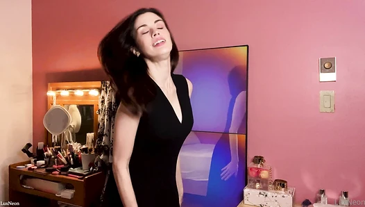 Fuck A Fan-Fantasy 2 - Lux Neon invites you back to her place for a private lapdance before riding your cock