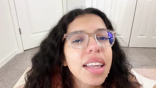 Cum on My Glasses POV Blowjob