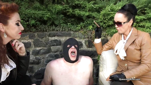 Double Cigar Ashtray Slave