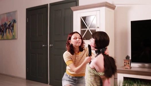 Stepsisters Ownership: Deep Throat Punishment For Betrayal