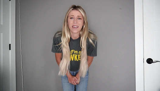I Got Locked Out During a Hold -- Caught After Wetting My Skinny Jeans!