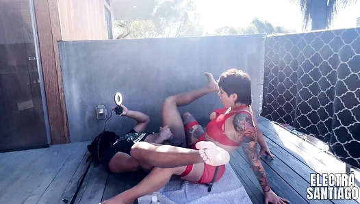 Fucking His Ass Outdoors
