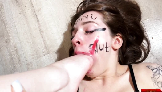 Humiliating makeup
